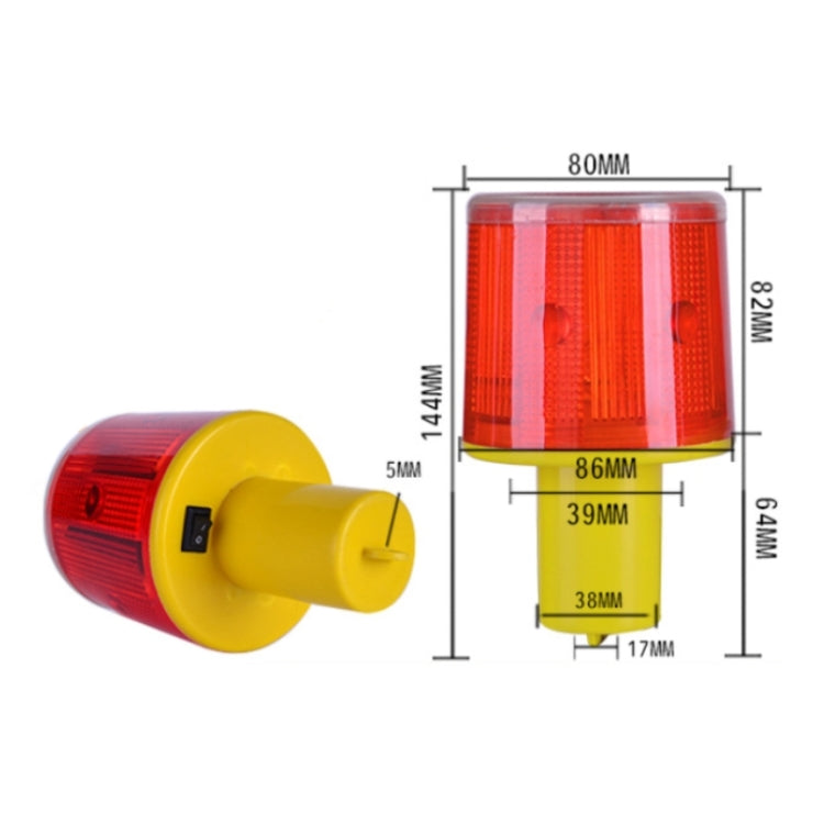 Night Solar Safety Warning Flash Light, Specification:05 Thick Sticks Tied or Inserted(Yellow) - In Car by buy2fix | Online Shopping UK | buy2fix