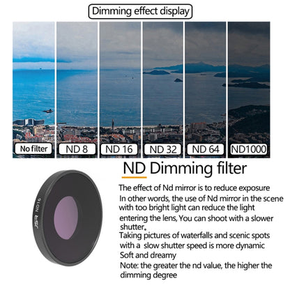 JSR LS ND64 Lens Filter For DJI Osmo Action 3 / GoPro Hero11 Black / HERO10 Black / HERO9 Black - DJI & GoPro Accessories by buy2fix | Online Shopping UK | buy2fix
