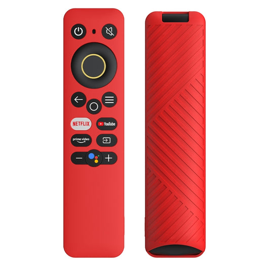 For Realme TV 30 inch / 40 inch Solid Color Silicone Protective Cover(Red) - Consumer Electronics by buy2fix | Online Shopping UK | buy2fix