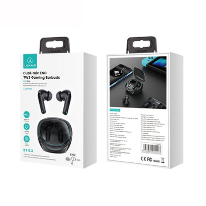 USAMS XJ13 XJ ENC Dual Microphone Noise Cancelling TWS Wireless Bluetooth Earphone - TWS Earphone by USAMS | Online Shopping UK | buy2fix