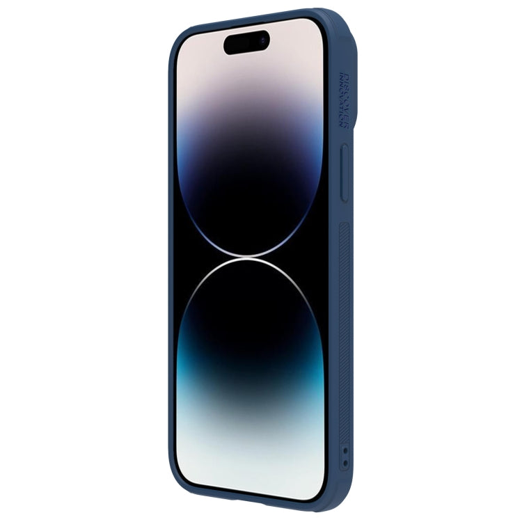 For iPhone 14 Pro NILLKIN PC + TPU Magnetic Phone Case(Blue) - iPhone 14 Pro Cases by NILLKIN | Online Shopping UK | buy2fix