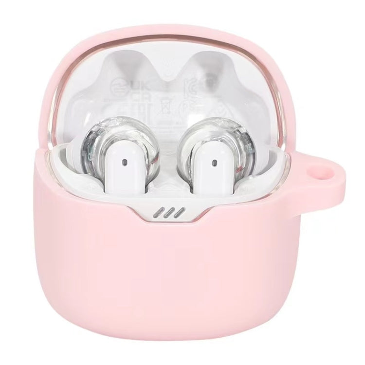For JBL Tune Flex Earphone Silicone Protective Case(Pink) - JBL Earphone Case by buy2fix | Online Shopping UK | buy2fix