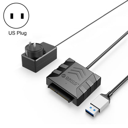ORICO UTS1 USB 3.0 2.5-inch SATA HDD Adapter with 12V 2A Power Adapter, Cable Length:0.3m(US Plug) - USB to IDE / SATA by ORICO | Online Shopping UK | buy2fix