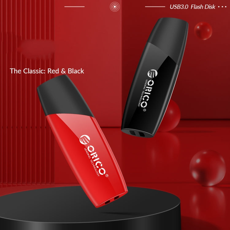 ORCIO USB3.0 U Disk Drive, Read: 100MB/s, Write: 15MB/s, Memory:64GB, Port:Type-C(Red) - USB Flash Drives by ORICO | Online Shopping UK | buy2fix