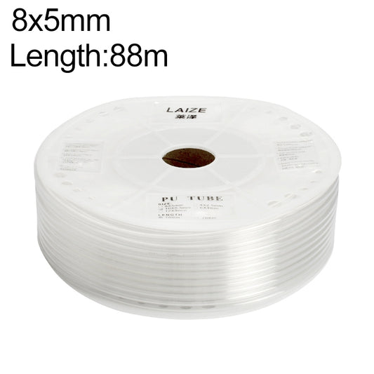 LAIZE Pneumatic Compressor Air Flexible PU Tube, Specification:8x5mm, 88m(Transparent) -  by LAIZE | Online Shopping UK | buy2fix