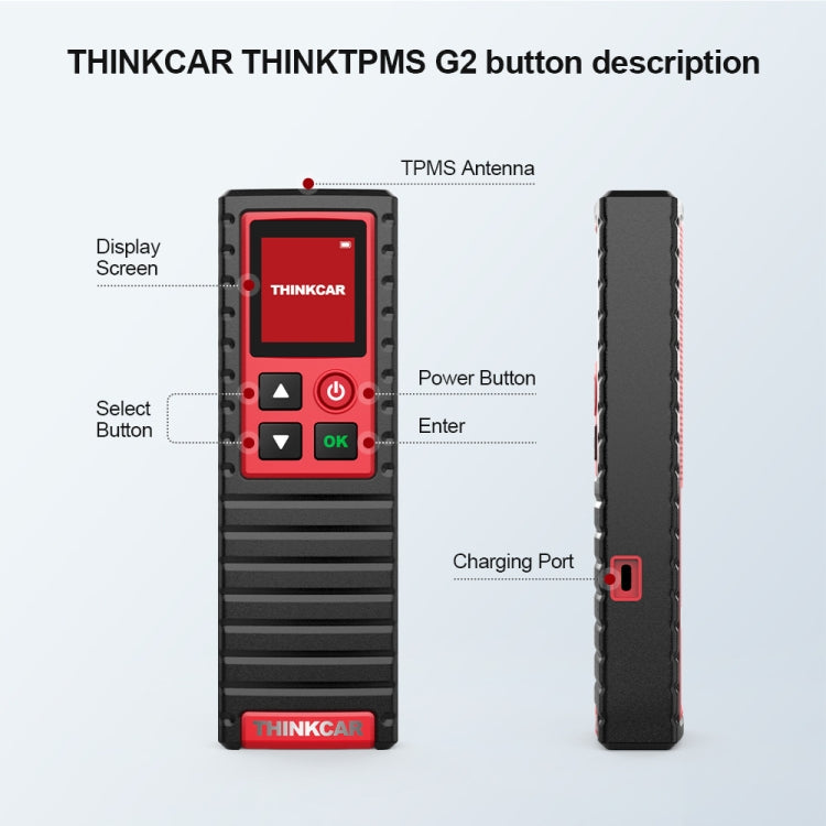 THINKCAR THINKTPMSG2 Car Tire Pressure Inspection Tool Reading Learning Sensor Activator Programming - In Car by buy2fix | Online Shopping UK | buy2fix