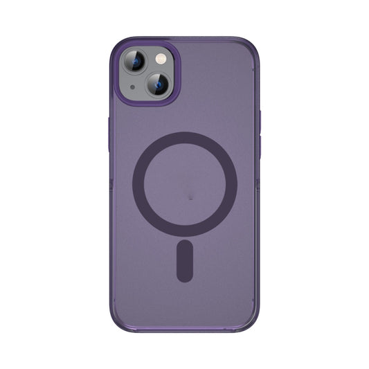 For iPhone 14 TOTUDESIGN AA-178 Gingle Series Translucent Matte Magsafe Phone Case(Purple) - iPhone 14 Cases by TOTUDESIGN | Online Shopping UK | buy2fix