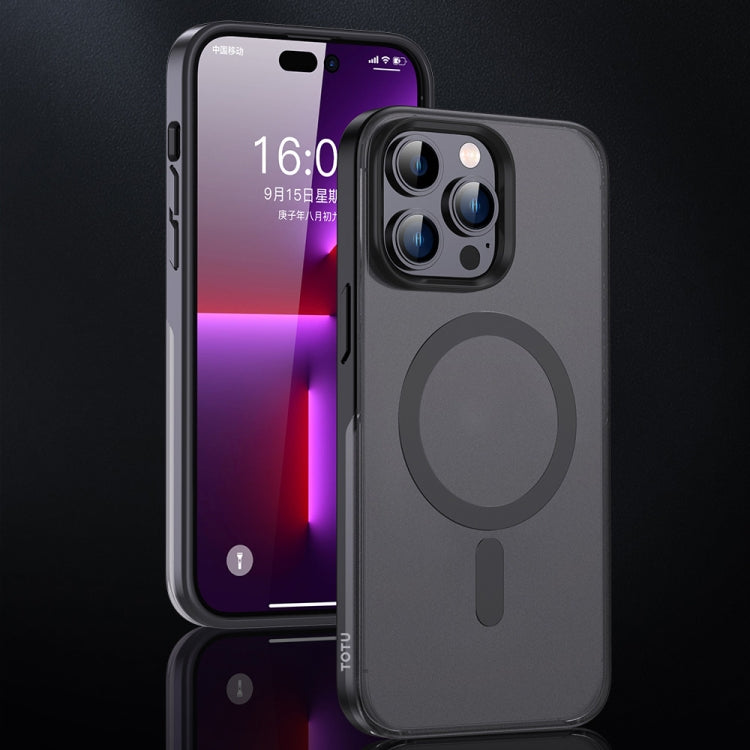 For iPhone 14 Plus TOTUDESIGN AA-178 Gingle Series Translucent Matte Magsafe Phone Case(Purple) - iPhone 14 Plus Cases by TOTUDESIGN | Online Shopping UK | buy2fix
