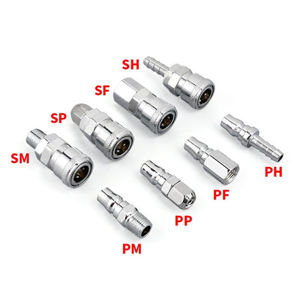 LAIZE PH-20 10pcs C-type Self-lock Air Tube Pneumatic Quick Fitting Connector -  by LAIZE | Online Shopping UK | buy2fix