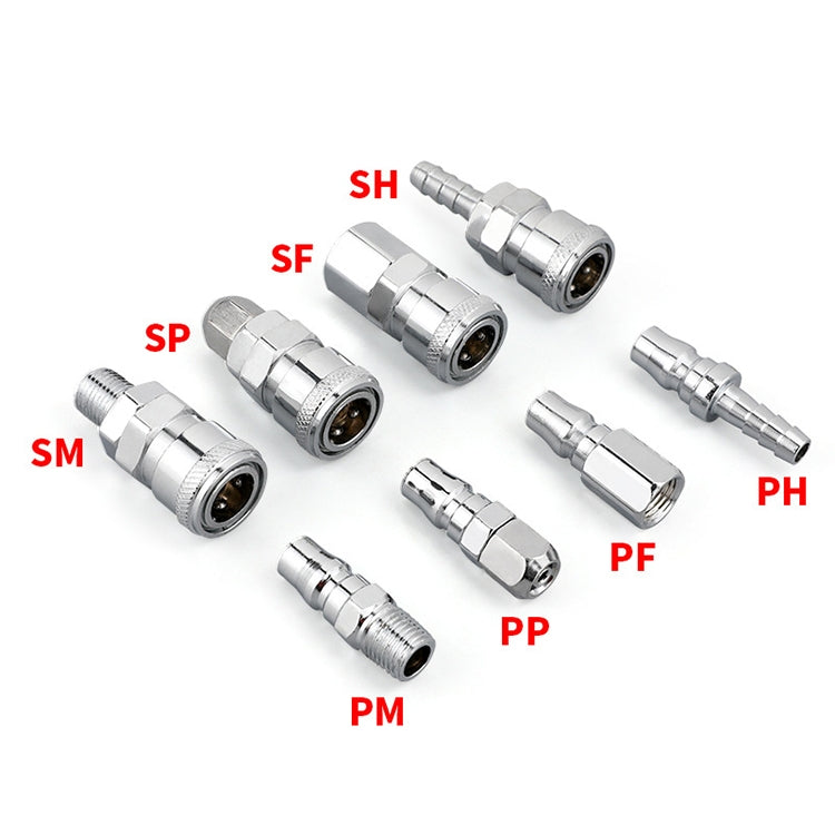 LAIZE SH-20 10pcs C-type Self-lock Air Tube Pneumatic Quick Fitting Connector -  by LAIZE | Online Shopping UK | buy2fix