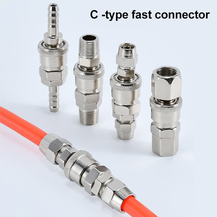 LAIZE SM-30 10pcs C-type Self-lock Air Tube Pneumatic Quick Fitting Connector -  by LAIZE | Online Shopping UK | buy2fix
