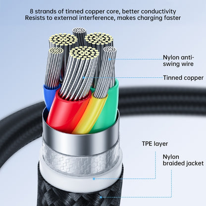 JOYROOM 20W Type-C to 8 Pin Surpass Series Fast Charging Data Cable, Length:2m(White) - 2 in 1 Cable by JOYROOM | Online Shopping UK | buy2fix