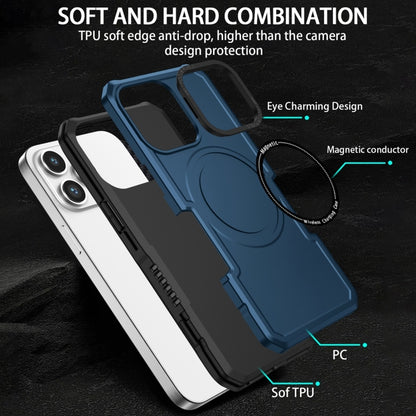 For Samsung Galaxy S21+ 5G MagSafe Shockproof Armor Phone Case(Dark Blue) - Galaxy S21+ 5G Cases by buy2fix | Online Shopping UK | buy2fix