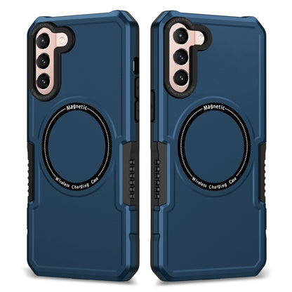 For Samsung Galaxy S22+ 5G MagSafe Shockproof Armor Phone Case(Dark Blue) - Galaxy S22+ 5G Cases by buy2fix | Online Shopping UK | buy2fix