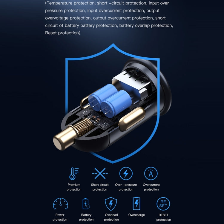 TOTUDESIGN 30W Car Fast Charging, Interface:USB-C / Typ-C + USB-C / Typ-C - In Car by TOTUDESIGN | Online Shopping UK | buy2fix