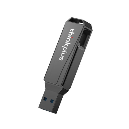 Lenovo Thinkplus MU252 USB 3.1 + USB-C / Type-C Flash Drive, Memory:128GB(Black) - USB Flash Drives by Lenovo | Online Shopping UK | buy2fix