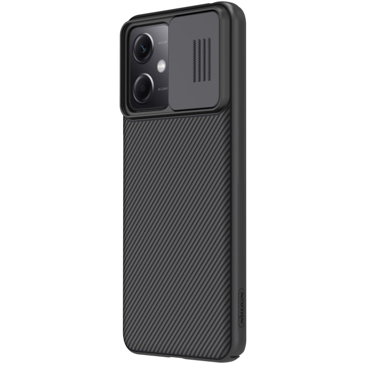 For Xiaomi Redmi Note 12 China NILLKIN Black Mirror Series PC Camshield Full Coverage Dust-proof Scratch Resistant Case(Black) - Note 12 Cases by NILLKIN | Online Shopping UK | buy2fix