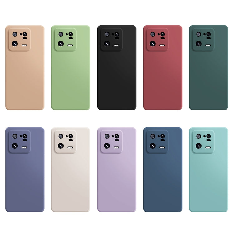 For Xiaomi 13 Pro Imitation Liquid Silicone Phone Case(Apricot) - 13 Pro Cases by buy2fix | Online Shopping UK | buy2fix