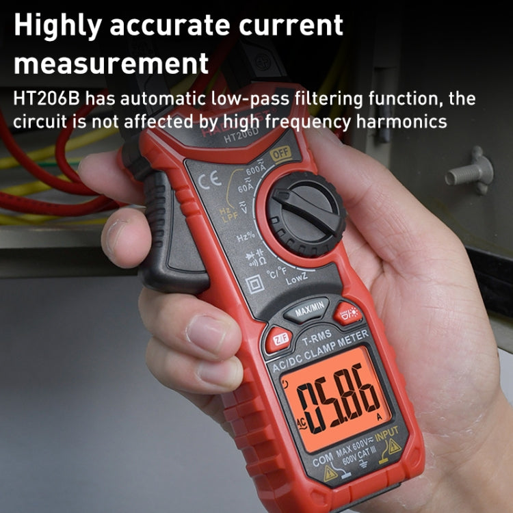 HABOTEST HT206D Clamp Type High Precision Digital Multimeter - Digital Multimeter by HABOTEST | Online Shopping UK | buy2fix