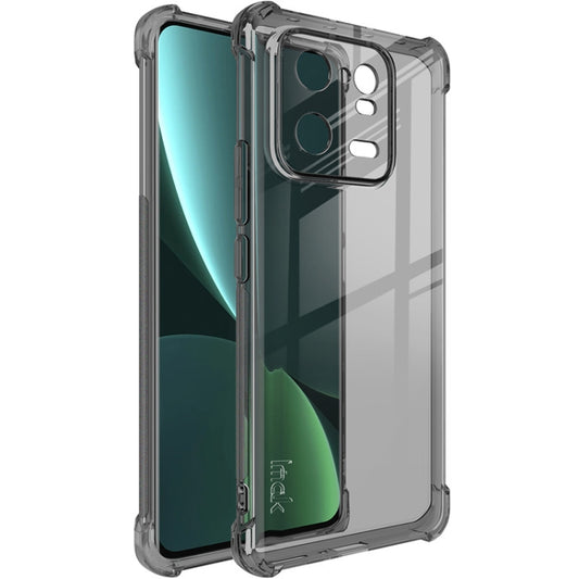 For Xiaomi 13 Pro 5G imak Shockproof Airbag TPU Phone Case(Transparent Black) - 13 Pro Cases by imak | Online Shopping UK | buy2fix