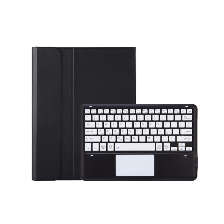 For Honor Pad V8 Pro AHN8-A Ultrathin Detachable Bluetooth Keyboard Leather Tablet Case with Touchpad(Black + White) - Others Keyboard by buy2fix | Online Shopping UK | buy2fix