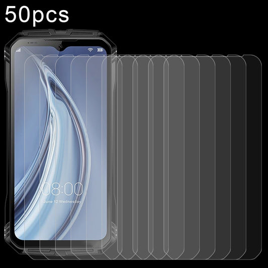 For Doogee S100 50pcs 0.26mm 9H 2.5D Tempered Glass Film - For Doogee by buy2fix | Online Shopping UK | buy2fix
