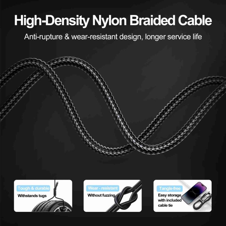 JOYROOM S-CL020A10 Extraordinary Series 20W USB-C / Type-C to 8 Pin Fast Charging Data Cable, Cable Length:1.2m(Black) - 2 in 1 Cable by JOYROOM | Online Shopping UK | buy2fix
