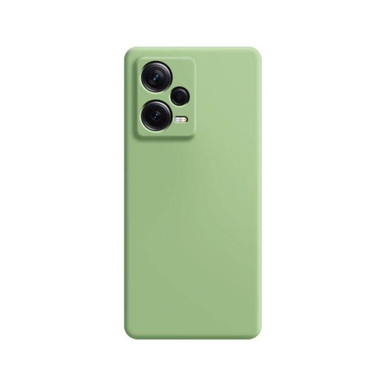 For Xiaomi Redmi Note 12 5G Global Imitation Liquid Silicone Phone Case(Matcha Green) - Note 12 Cases by buy2fix | Online Shopping UK | buy2fix