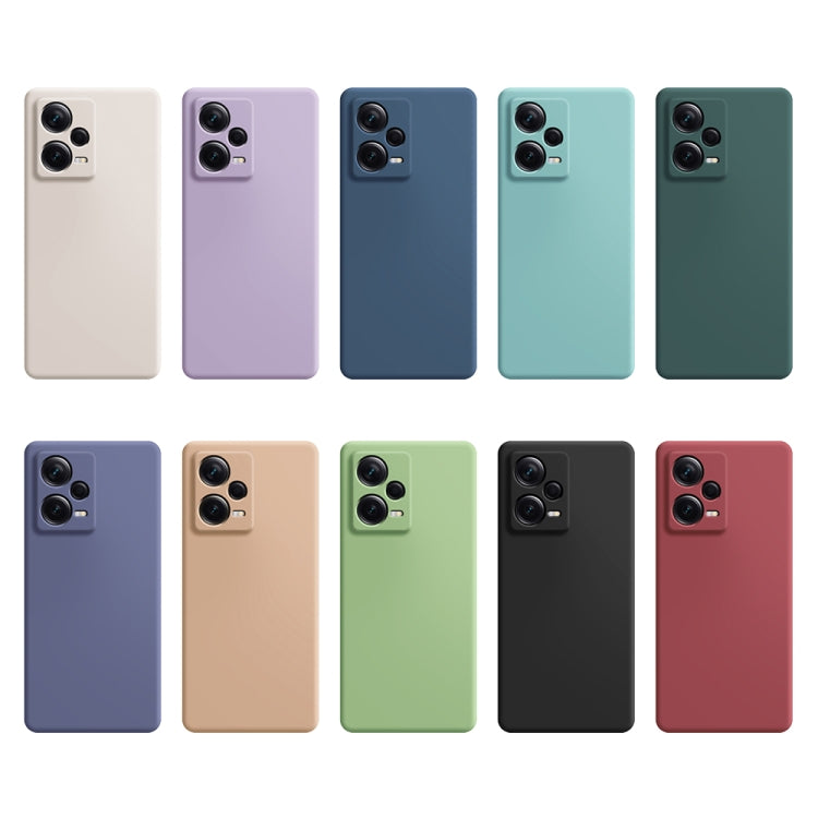 For Xiaomi Redmi Note 12 5G Global Imitation Liquid Silicone Phone Case(Matcha Green) - Note 12 Cases by buy2fix | Online Shopping UK | buy2fix