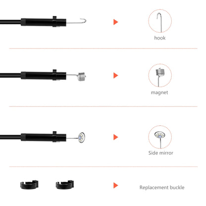 P130 8mm 4.3 inch Dual Camera with Screen Endoscope, Length:10m - Consumer Electronics by buy2fix | Online Shopping UK | buy2fix