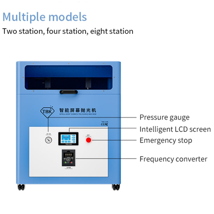 TBK 938L Multi-station Mobile Phone Screen Water Mill Polishing Machine(US Plug) - Polishing Repair by TBK | Online Shopping UK | buy2fix