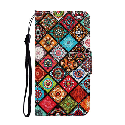 For Xiaomi Redmi Note 12 5G Global/Poco X5 Colored Drawing Pattern Flip Leather Phone Case(Ethnic Style) - Note 12 Cases by buy2fix | Online Shopping UK | buy2fix