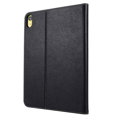 For iPad 2025 / 2022 GEBEI Silk Texture Flip Tablet Leather Case(Black) - iPad 2025 / 2022 Cases by GEBEI | Online Shopping UK | buy2fix