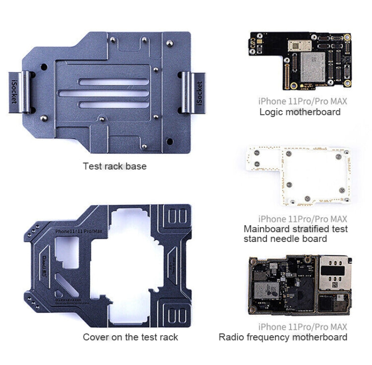 Qianli iSocket Motherboard Layered Test Fixture For iPhone 11 Series - Repair Fixture by QIANLI | Online Shopping UK | buy2fix