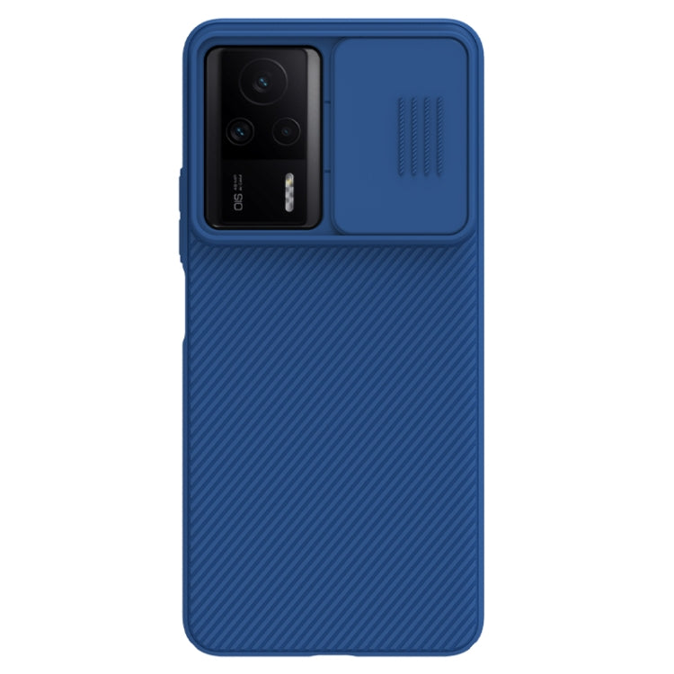 For Xiaomi Redmi K60E NILLKIN Black Mirror Series Camshield PC Phone Case(Blue) - Xiaomi Cases by NILLKIN | Online Shopping UK | buy2fix