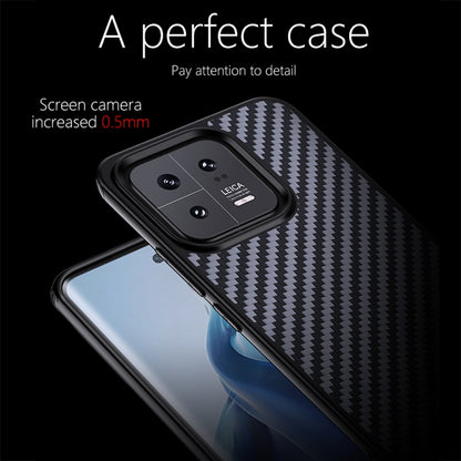 For Xiaomi 13 Pro wlons Magsafe Carbon Fiber Kevlar TPU Phone Case(Black) - Xiaomi Cases by wlons | Online Shopping UK | buy2fix