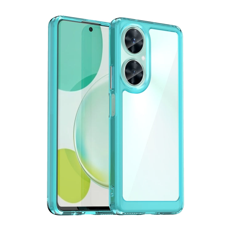 For Huawei Nova 11i Colorful Series Acrylic + TPU Phone Case(Transparent Blue) - Huawei Cases by buy2fix | Online Shopping UK | buy2fix