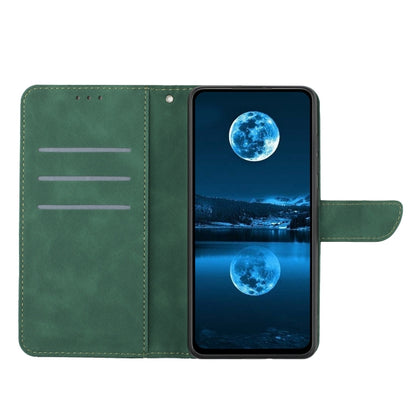 For Sony Xperia 10 V Stitching Embossed Leather Phone Case(Green) - Sony Cases by buy2fix | Online Shopping UK | buy2fix