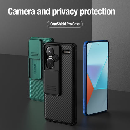 For Xiaomi Redmi Note 13 Pro+ 5G NILLKIN CamShield Pro PC Phone Case(Black) - Xiaomi Cases by NILLKIN | Online Shopping UK | buy2fix