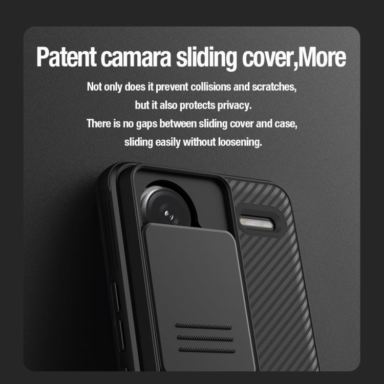 For Xiaomi Redmi Note 13 Pro+ 5G NILLKIN CamShield Pro PC Phone Case(Black) - Xiaomi Cases by NILLKIN | Online Shopping UK | buy2fix