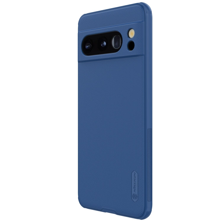 For Google Pixel 8 Pro NILLKIN Frosted Shield Pro PC + TPU Phone Case(Blue) - Google Cases by NILLKIN | Online Shopping UK | buy2fix