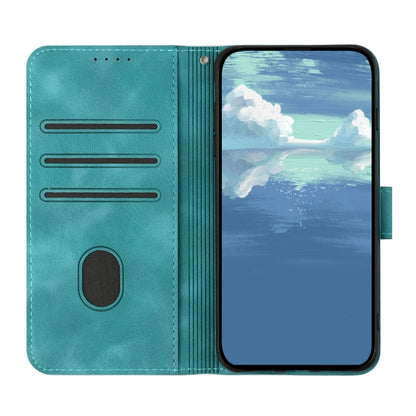 For Honor 20S Russia /20 lite Russia  Line Pattern Skin Feel Leather Phone Case(Light Blue) - Honor Cases by buy2fix | Online Shopping UK | buy2fix