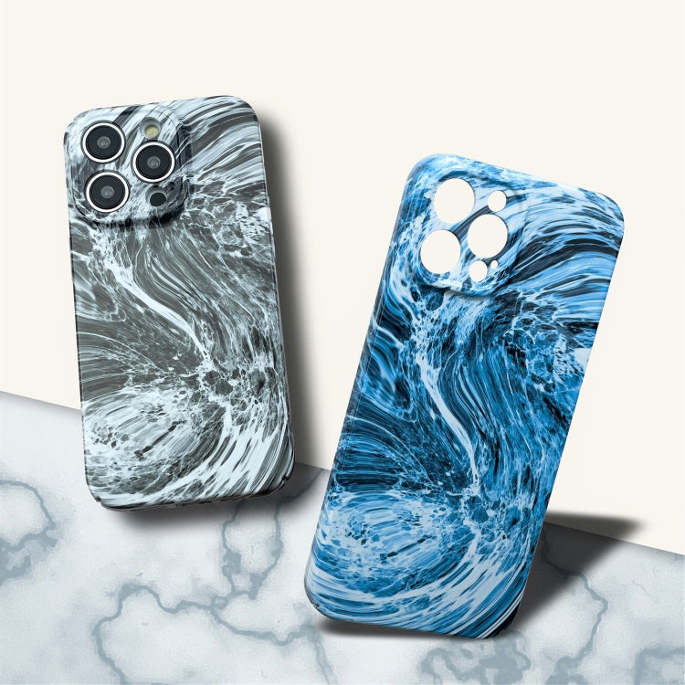 For iPhone 13 Pro Max Marble Pattern Phone Case(Black White) - iPhone 13 Pro Max Cases by buy2fix | Online Shopping UK | buy2fix