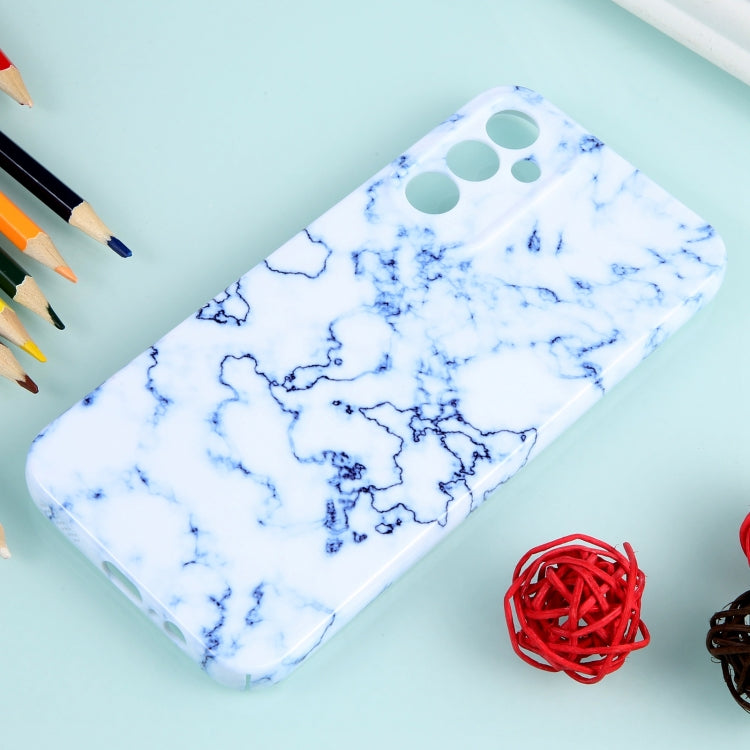 For Samsung Galaxy S23 Ultra 5G Marble Pattern Phone Case(Blue White) - Galaxy S23 Ultra 5G Cases by buy2fix | Online Shopping UK | buy2fix
