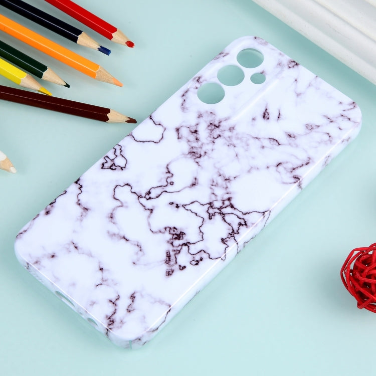 For Samsung Galaxy A54 Marble Pattern Phone Case(Red White) - Galaxy Phone Cases by buy2fix | Online Shopping UK | buy2fix