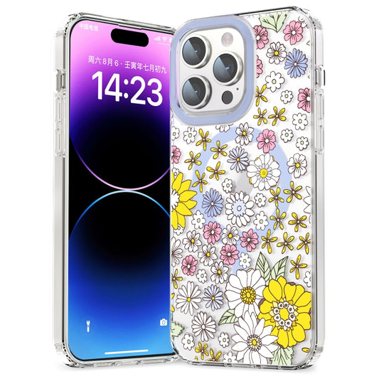 For iPhone 11 MagSafe Magnetic TPU Phone Case(Little Flower) - iPhone 11 Cases by buy2fix | Online Shopping UK | buy2fix