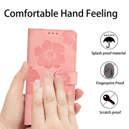 For Xiaomi 13 Pro Flower Embossing Pattern Leather Phone Case(Pink) - 13 Pro Cases by buy2fix | Online Shopping UK | buy2fix