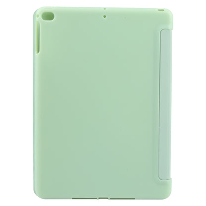 For iPad 9.7 2018 & 2017 / Air / Air2 GEBEI 3-folding Holder Shockproof Flip Leather Tablet Case(Green) - iPad 9.7 (2018) & (2017) Cases by GEBEI | Online Shopping UK | buy2fix