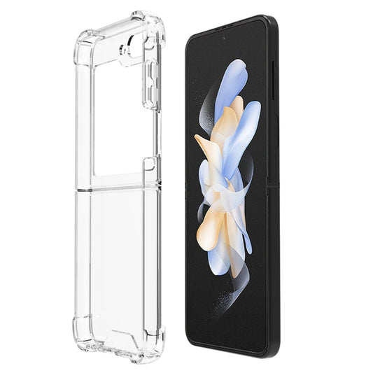 For Samsung Galaxy Z Flip5 Transparent PC + TPU Shockproof Phone Case - Galaxy Z Flip5 Cases by buy2fix | Online Shopping UK | buy2fix