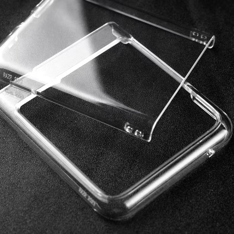 For Motorola Razr 40 Ultra Transparent TPU Protective Phone Case - Motorola Cases by buy2fix | Online Shopping UK | buy2fix